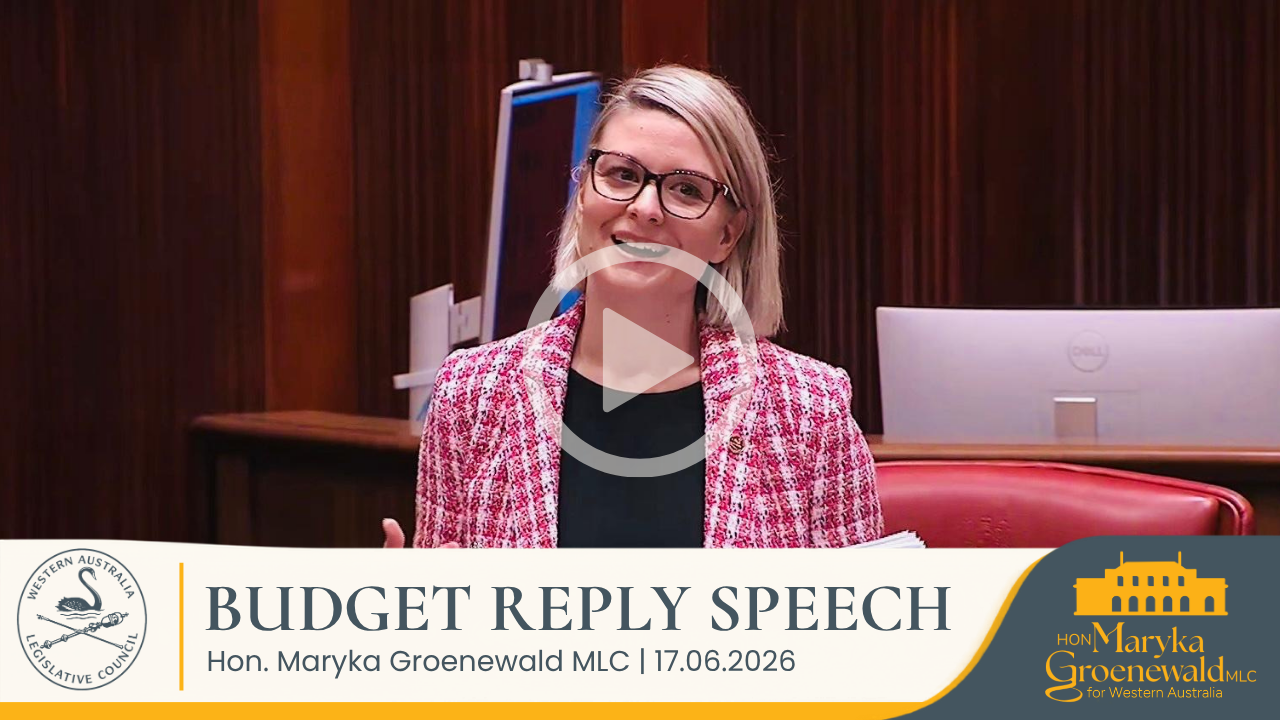 Budget Reply Speech