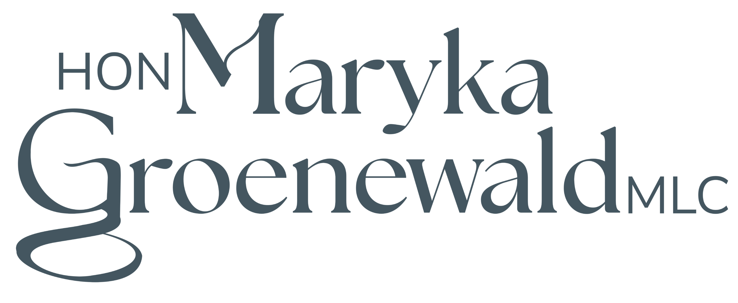 Maryka Groenewald Logo Grey__Primary Logo